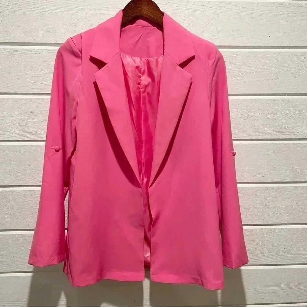 NWOT Bright Pink Blazer Size Small